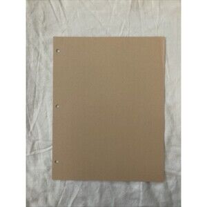 Unbranded 11” x 8.5” Card Stock  | Tan/Brown | 1 Sheet Only